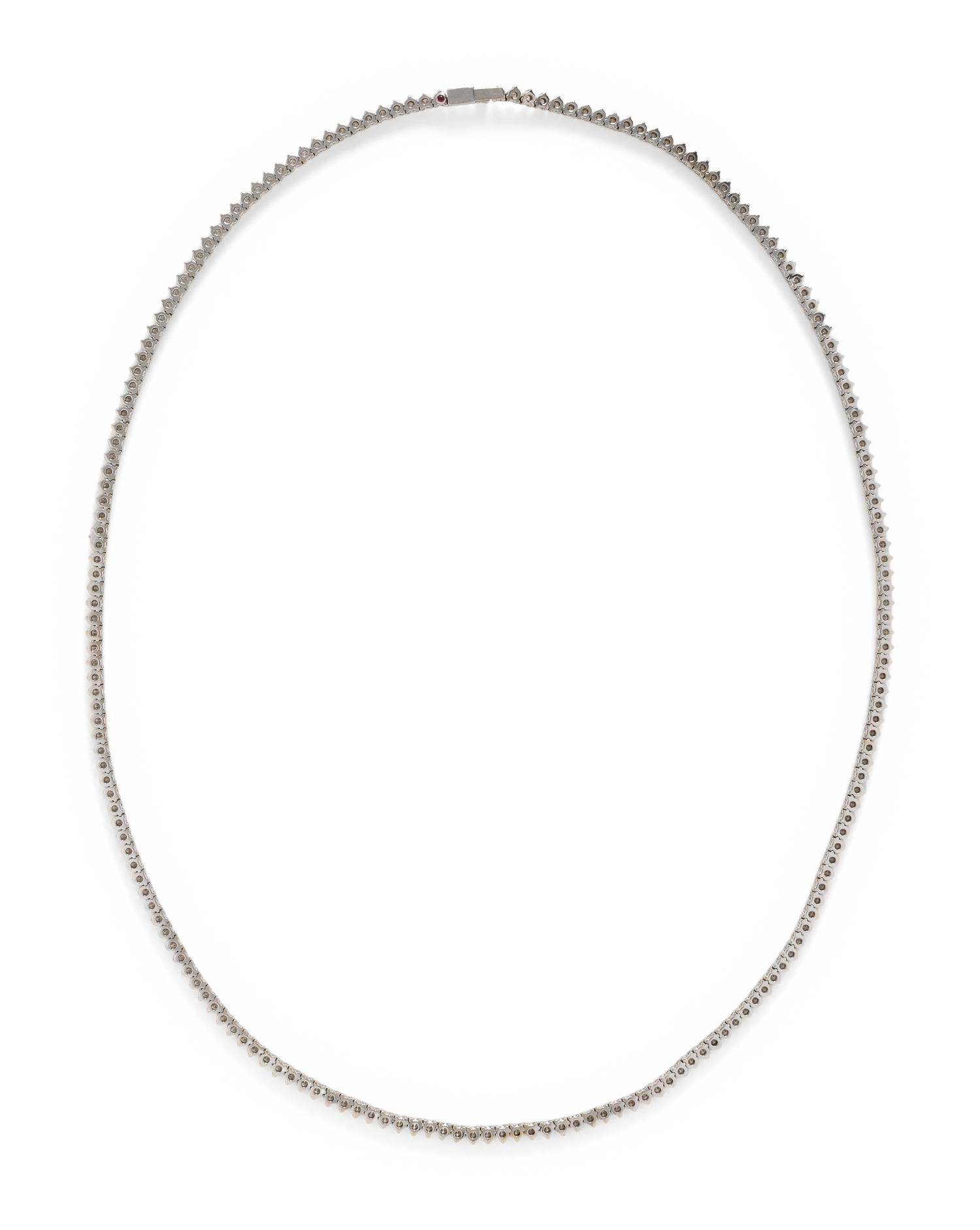 ROBERTO COIN, DIAMOND LINE NECKLACE
