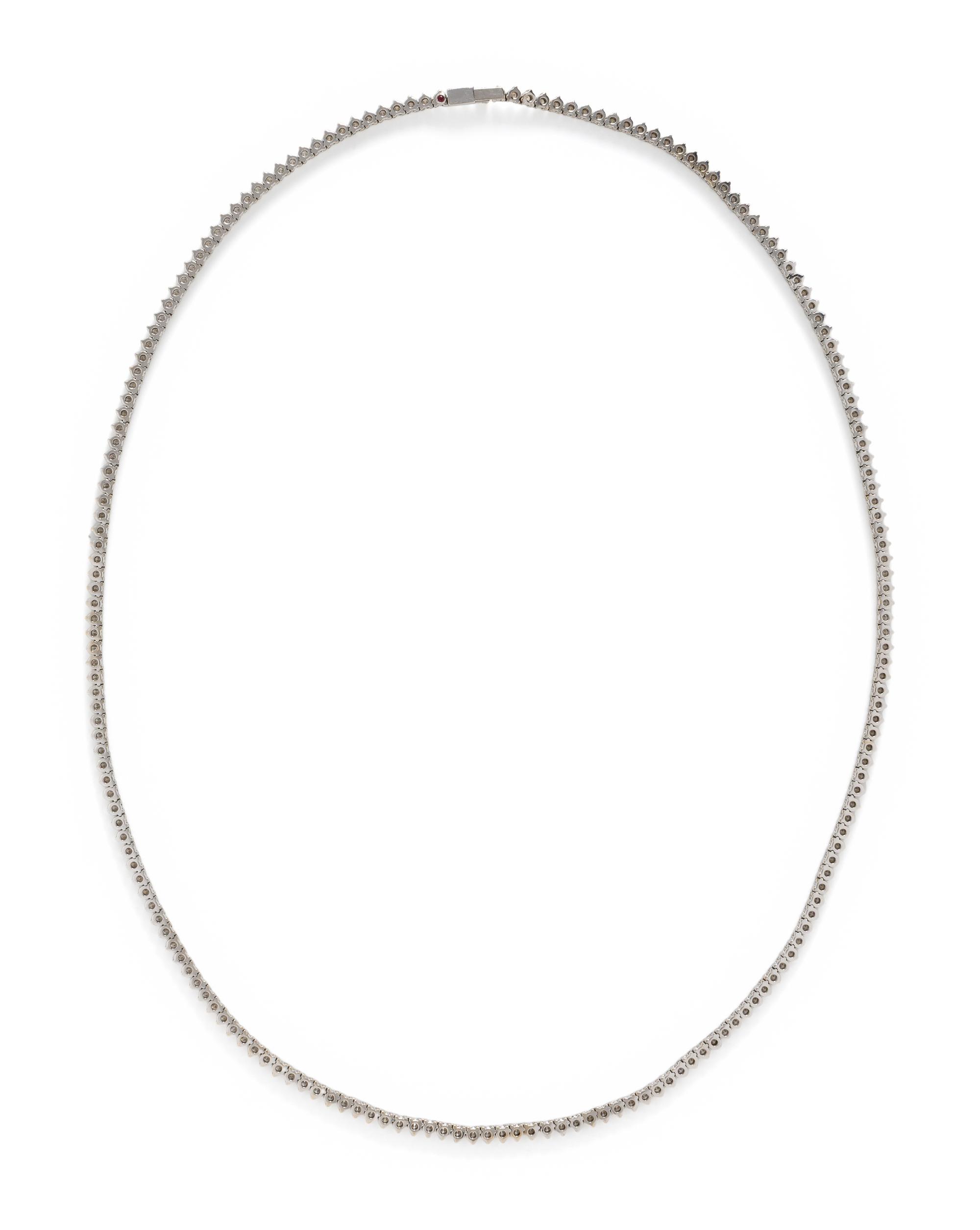 ROBERTO COIN, DIAMOND LINE NECKLACE