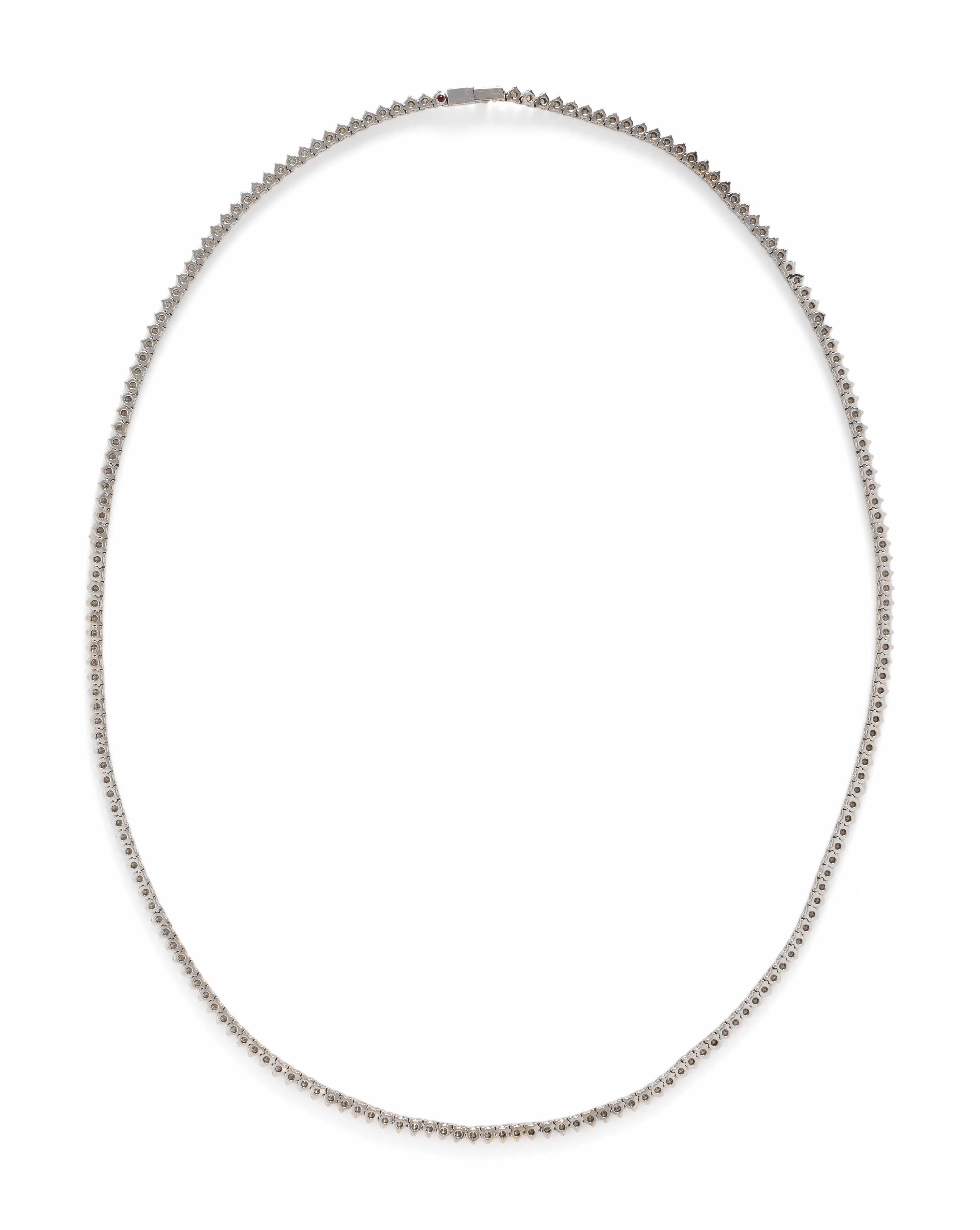 ROBERTO COIN, DIAMOND LINE NECKLACE