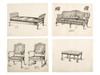 Portfolio of Parlor Furniture Drawings 1914-1923
