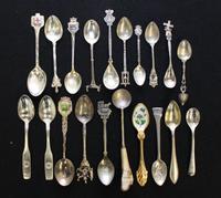 A Collection of Demitasse Spoons Average length 6 inches. — VARIOUS AGES