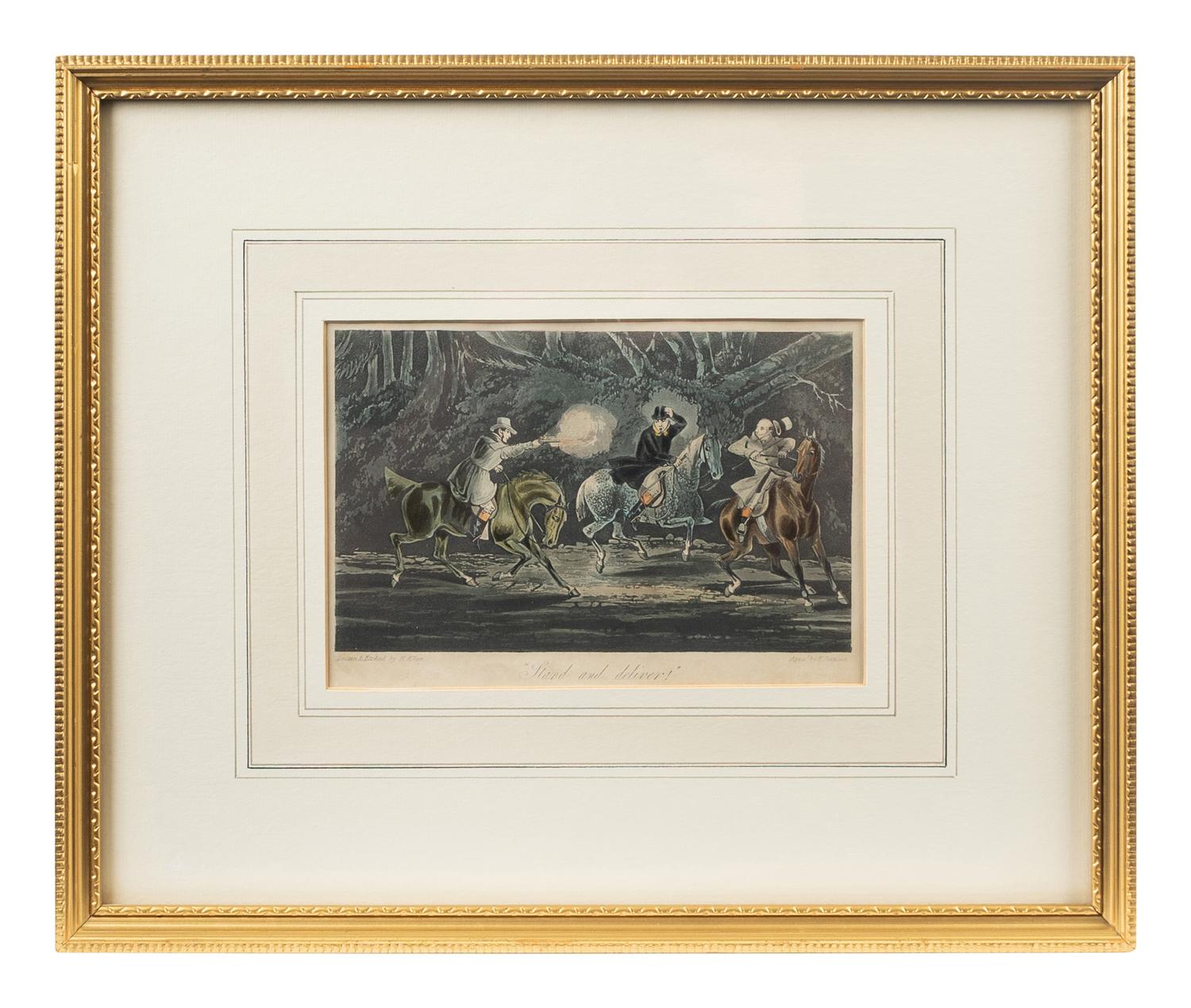 Four English Framed Color Engravings