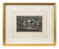 Four English Framed Color Engravings