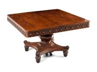 A Renaissance Revival Carved Mahogany Extension Dining Table