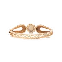 LA TRIOMPH, OPAL AND DIAMOND BANGLE BRACELET