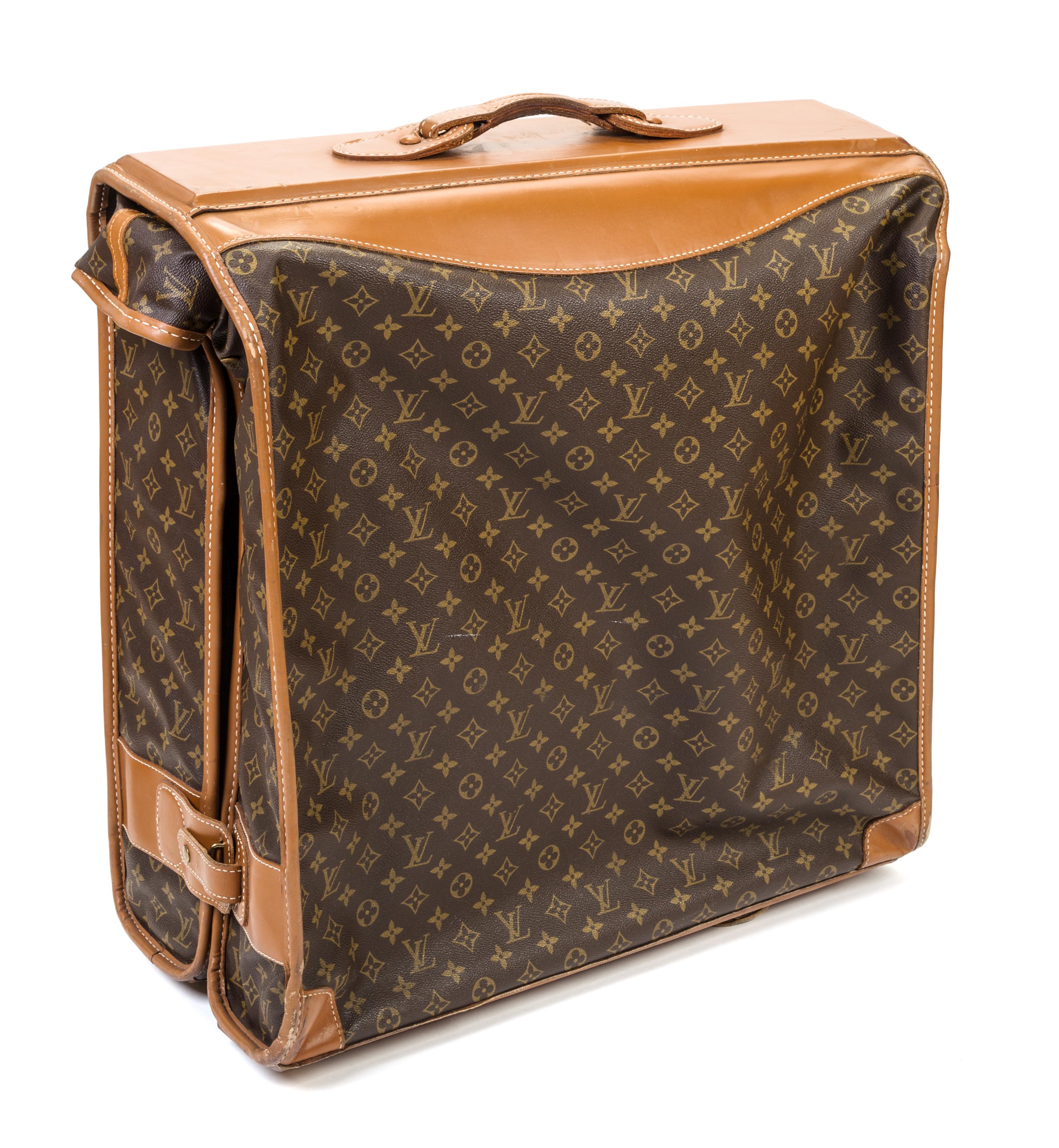A Louis Vuitton Monogram Canvas Hardtop Garment Bag, 24" x 24" x 11"; Handle drop: 2".