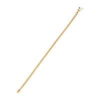 Two Yellow Gold Double Strand Rope Link Bracelets