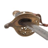 Etched Blade Leech & Rigdon Staff Officer's Sword