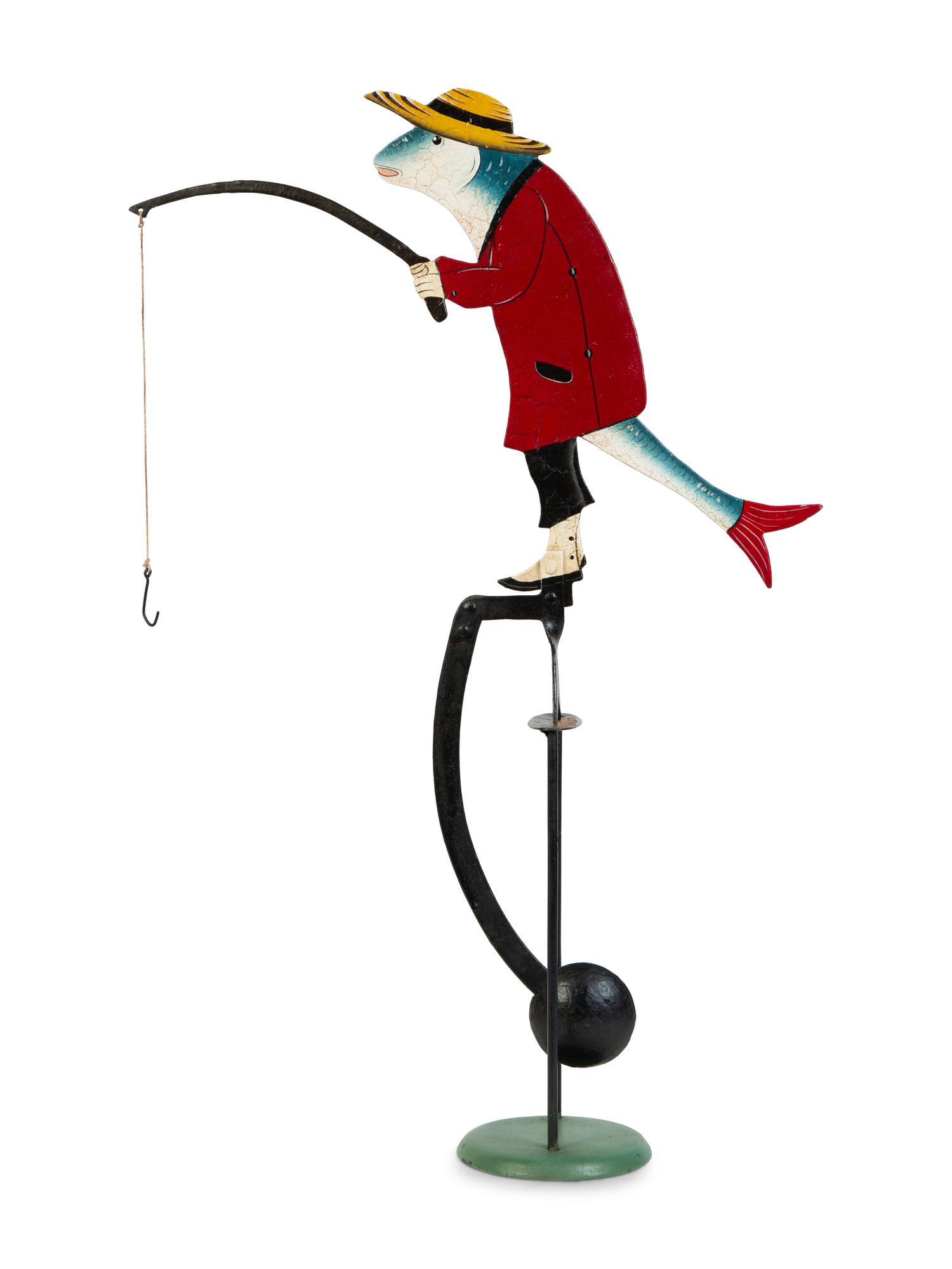 A Collection of Four Painted Metal Balance Sculptures — 20TH CENTURY