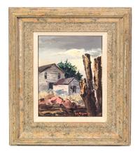 Guy Wiggins, (American, 1883-1962), Untitled (View of a House), 1931