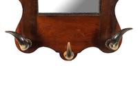 A Victorian Horn Decorated Mirror