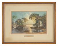 After Jasper Francis Cropsey (1823-1900), A Print or Facsimile: Autumn on the Susquehanna