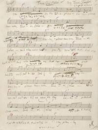 [Music] [Simon & Garfunkel] Original Holographic Sheet Music for "That's My Story" and "True or False"