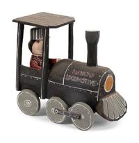 Carved Navajo Locomotive and Hot Rod