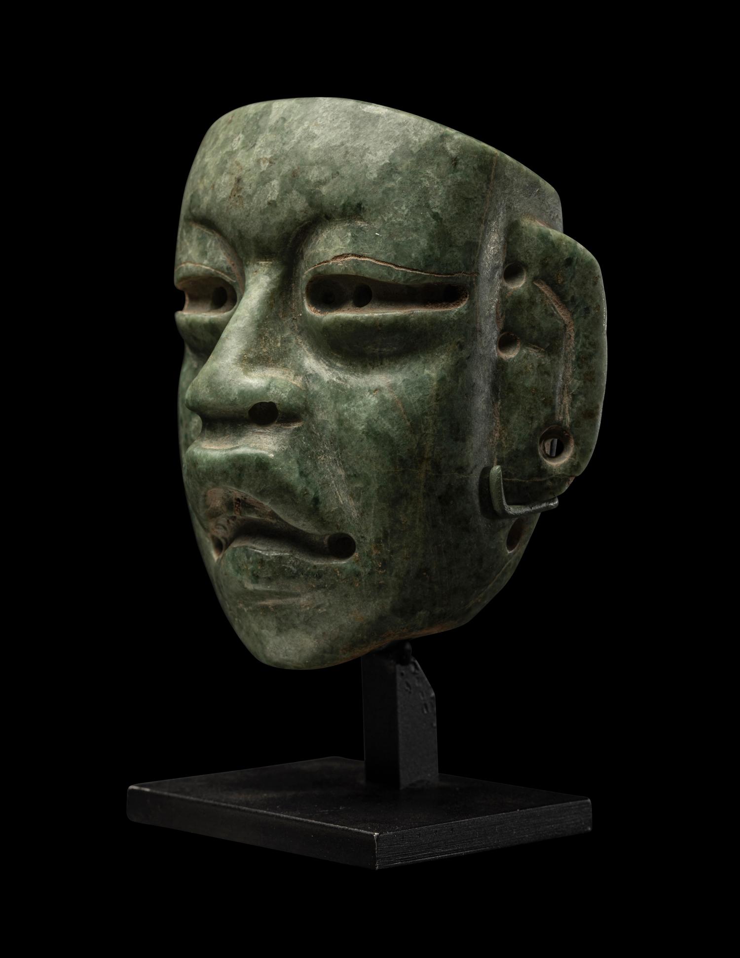 An Olmec Jade Maskette