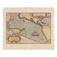 [Map]. Ortelius, Abraham (1527-1598). Maris Pacifici . Antwerp, 1608-1612.