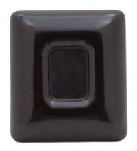 An Elsa Peretti for Tiffany & Co. Bombata Black Leather Frame, 7" x 6.5".