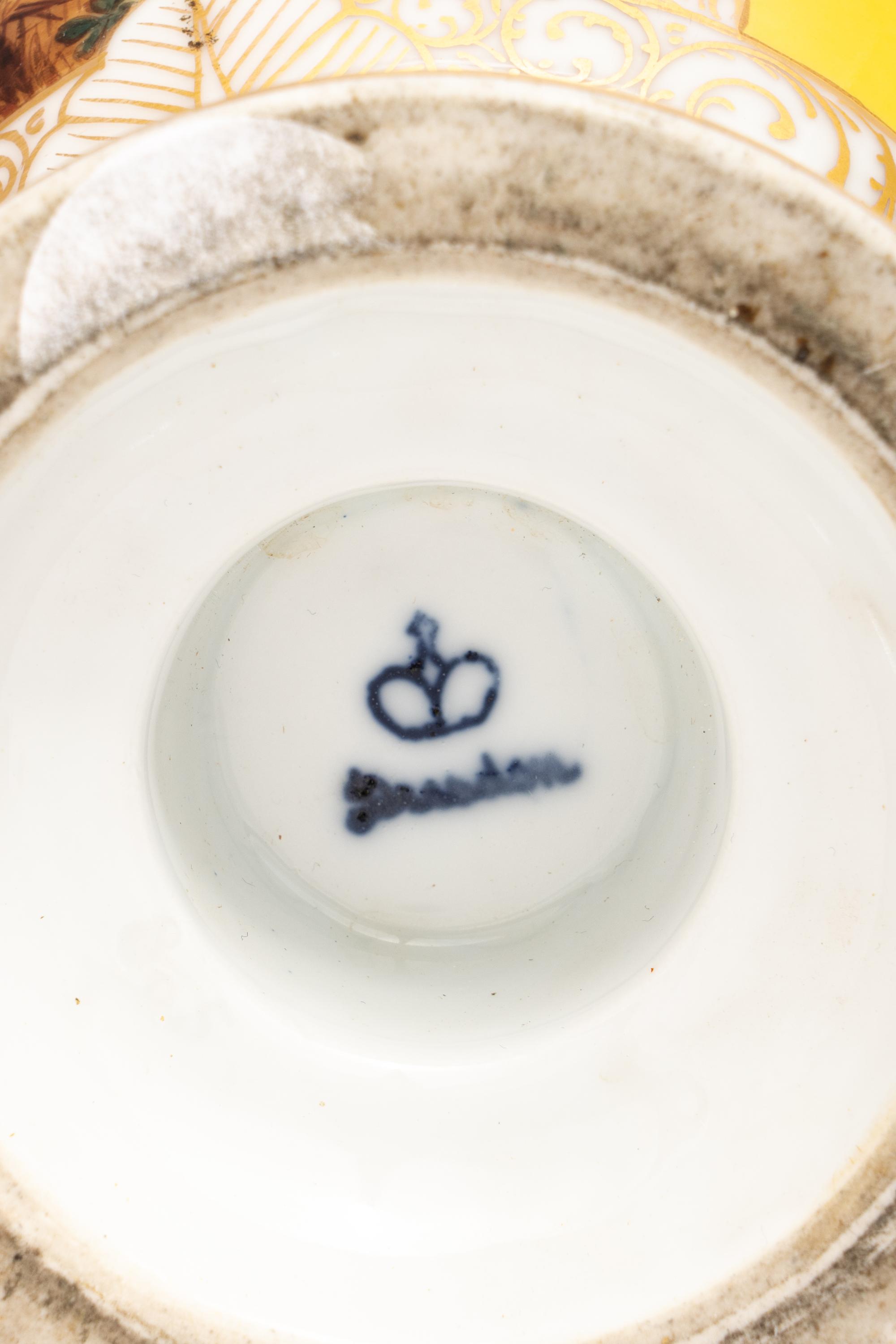 A Pair of Dresden Porcelain Vases