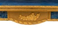 An Empire Style Gilt Bronze Mounted Lapis Lazuli Center Table