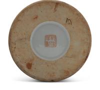 Two Chinese Porcelain Hat Holders