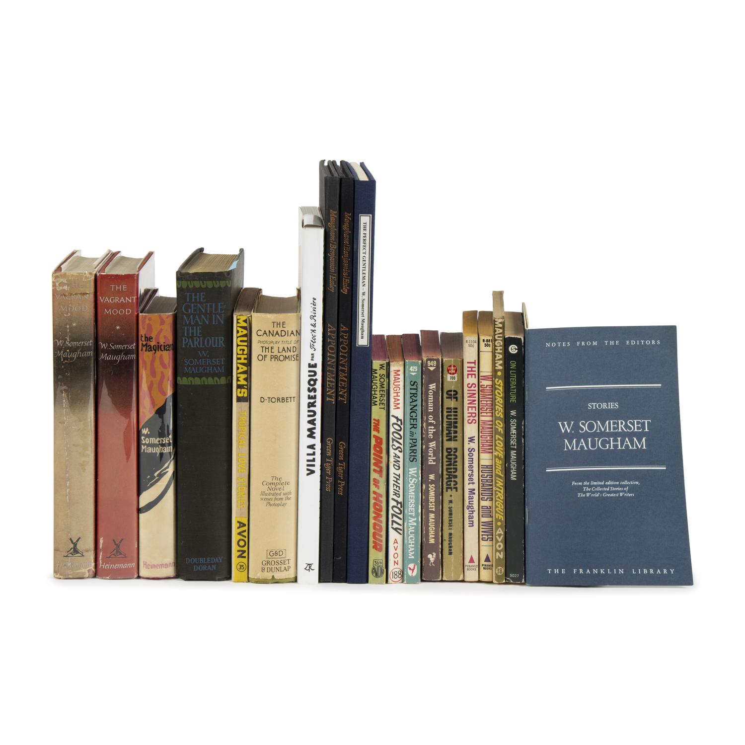 Maugham, W. Somerset (1874-1965). A group of 39 fiction titles, many first editions, including: