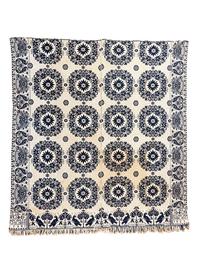 Two Jacquard Coverlets, One by Charles Adolph (American/French, 1815-after 1870)