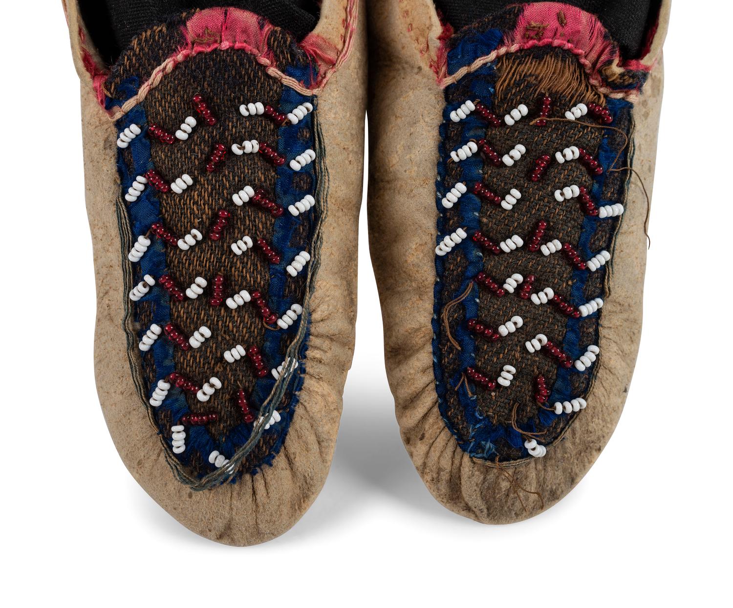 Haudenosaunee and Eastern Woodlands Child's Moccasins