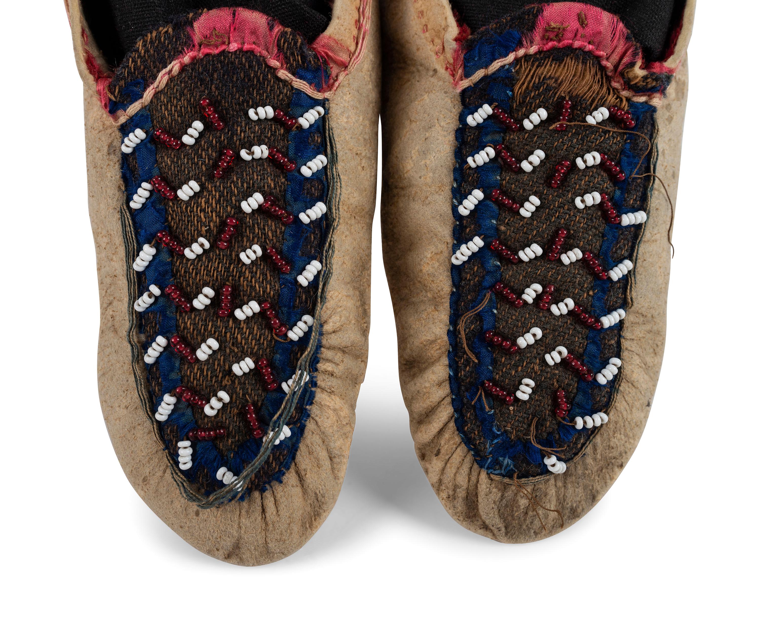 Haudenosaunee and Eastern Woodlands Child's Moccasins