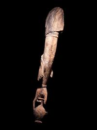 A Carved Wood Arm of Guanyin