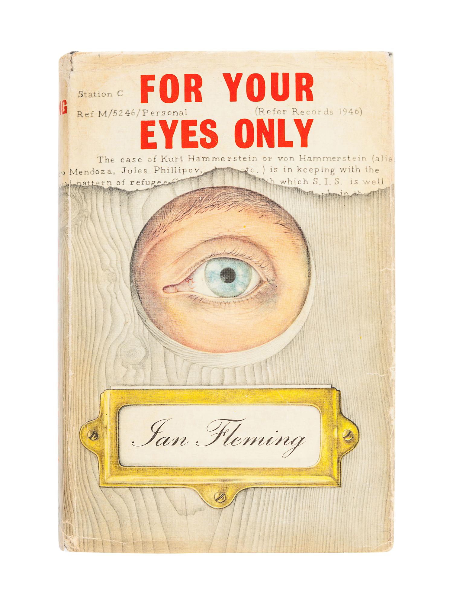 FLEMING, Ian (1908-1964). For Your Eyes Only . London: Jonathan Cape, 1960.