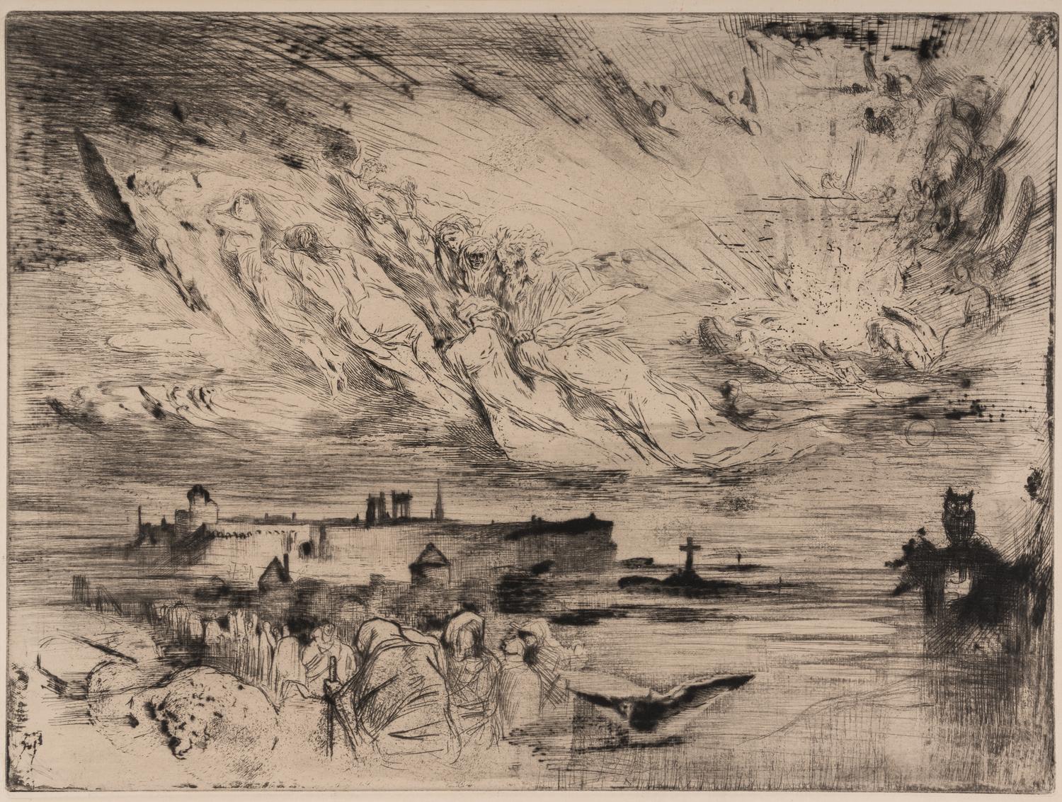 Les Esprits des Villes-Mortes and Le Port aux Mouettes (two works), 1886
