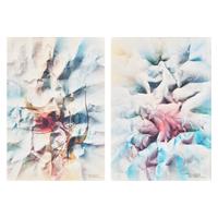 Leonardo Nierman (Mexican, 1932–2023) — Witchery and Impromptu (Two Works)