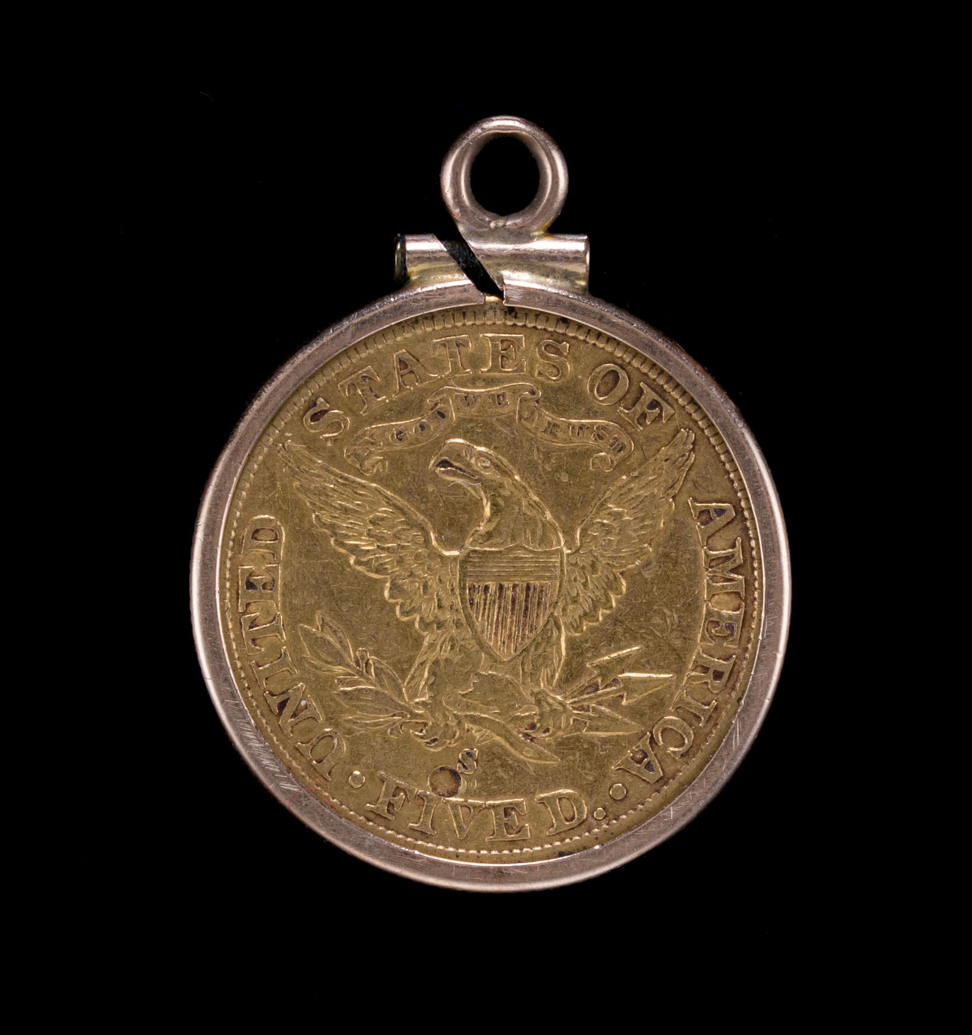 A United States 1899-S Liberty Head $5 Gold Coin