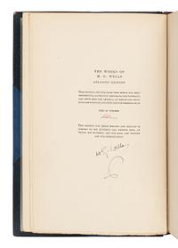 WELLS, H.G. (1866-1946). The Works . New York: Charles Scribner’s Sons, 1924-1927.