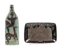 Wall Plaque and Bottle Vase, c. 1960