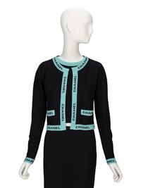 Chanel, Logo Knit Cashmere Twinset, 1994