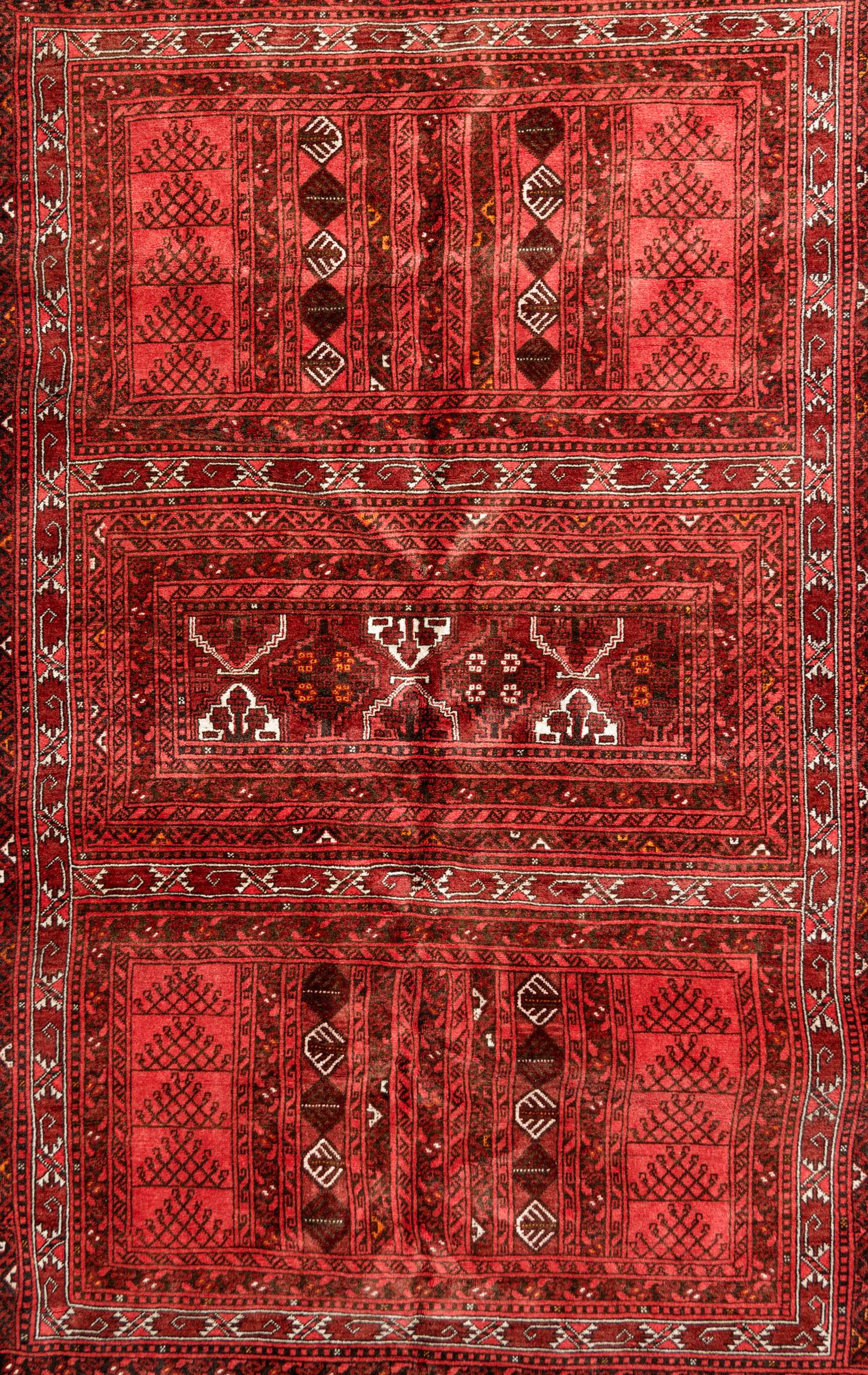 An Afghan Wool Rug