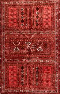 An Afghan Wool Rug