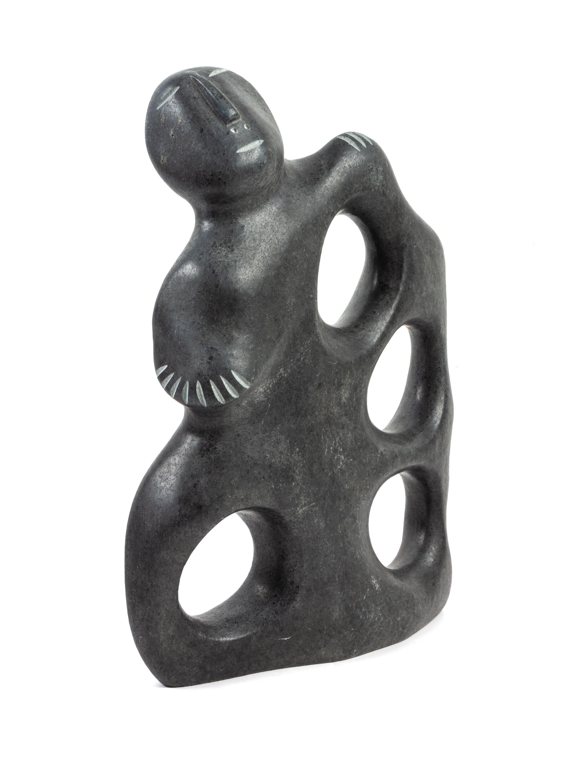 Transformational Figural Soapstone Sculpture