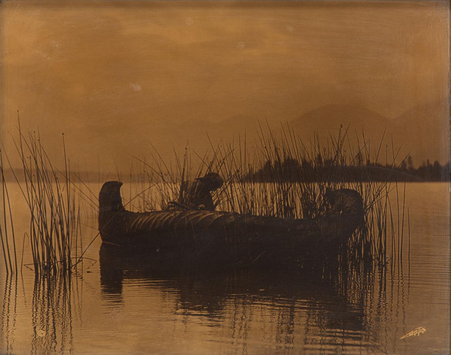 CURTIS, Edward S (1868-1952), photographer. The Rush Gatherer .