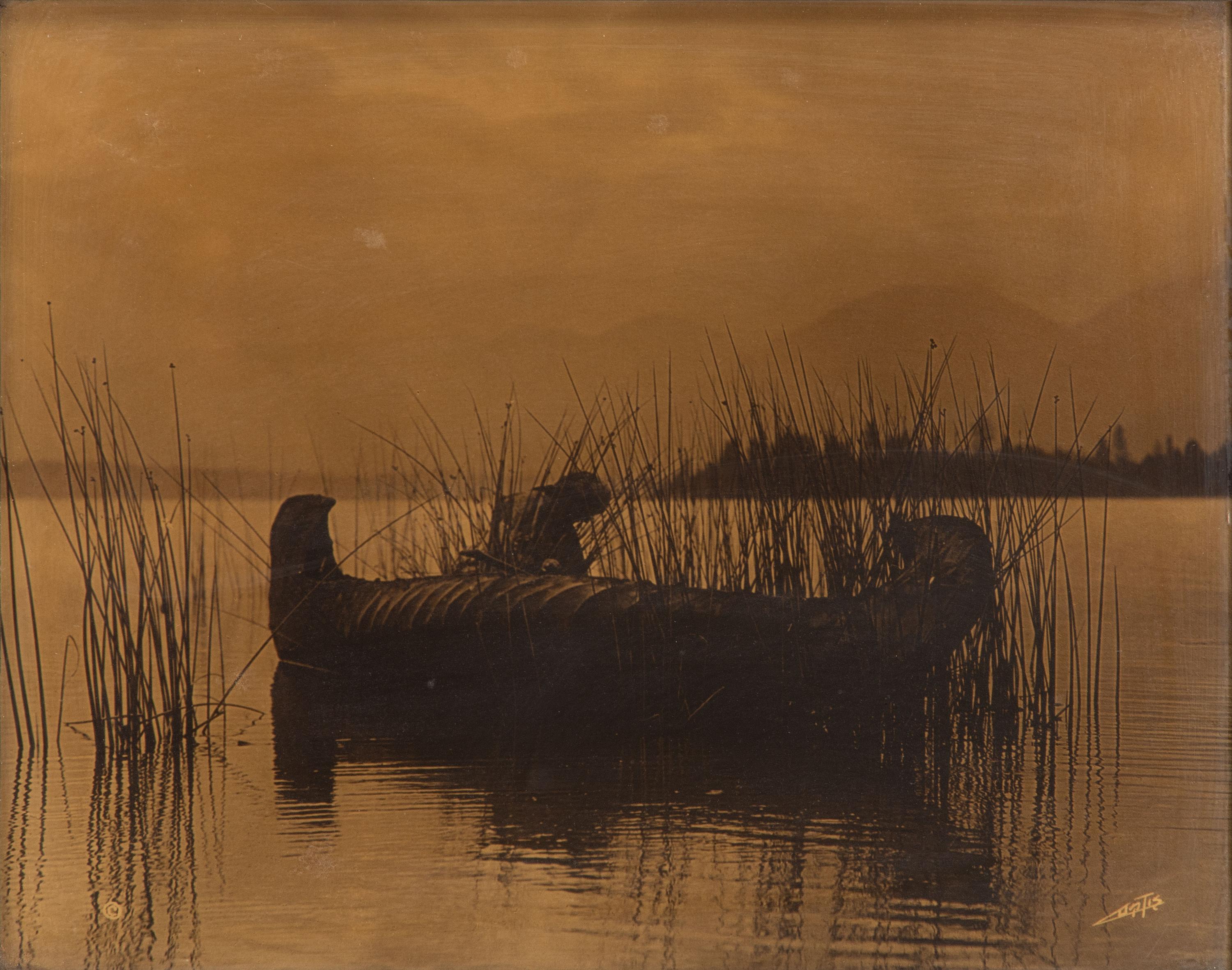 CURTIS, Edward S (1868-1952), photographer. The Rush Gatherer .