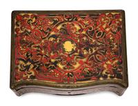 Two French Boulle Marquetry Table Caskets