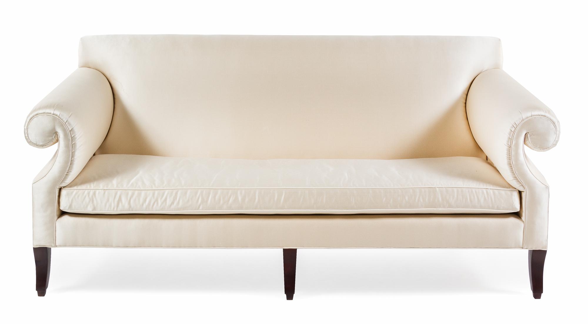 An American Upholstered Sofa Height 36 x width 80 x depth 32 inches. — PARISH-HADLEY FOR BAKER FURNITURE COMPANY, 20TH CENTURY