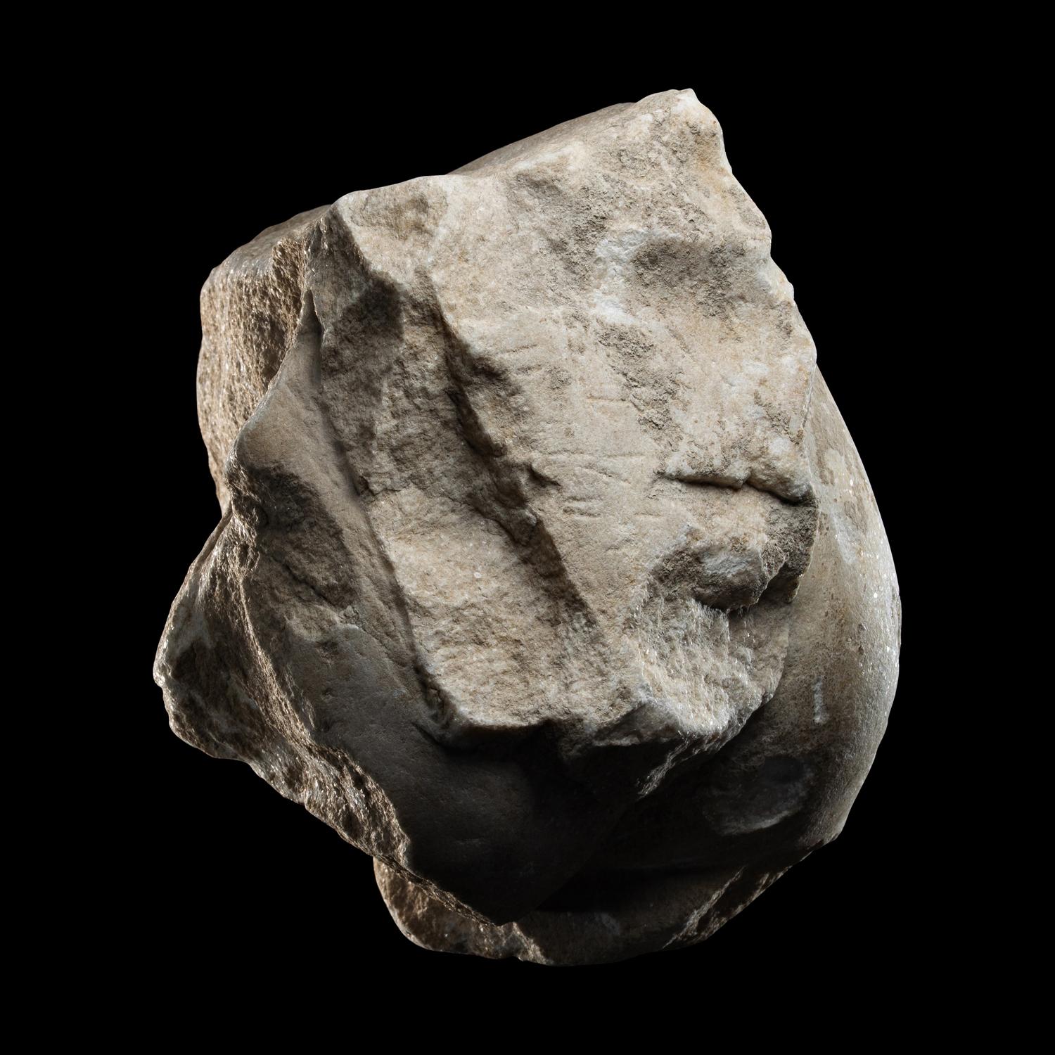 A Roman Marble Lower Torso Fragment