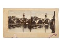 [EARLY PHOTOGRAPHY]. TURNER, A.A., photographer. The Voyage to Europe visiting twelve countries . New York: D. Appleton & Co., ca 1860s. A very rare group of 12 stereoviews housed in Motoscope viewer.