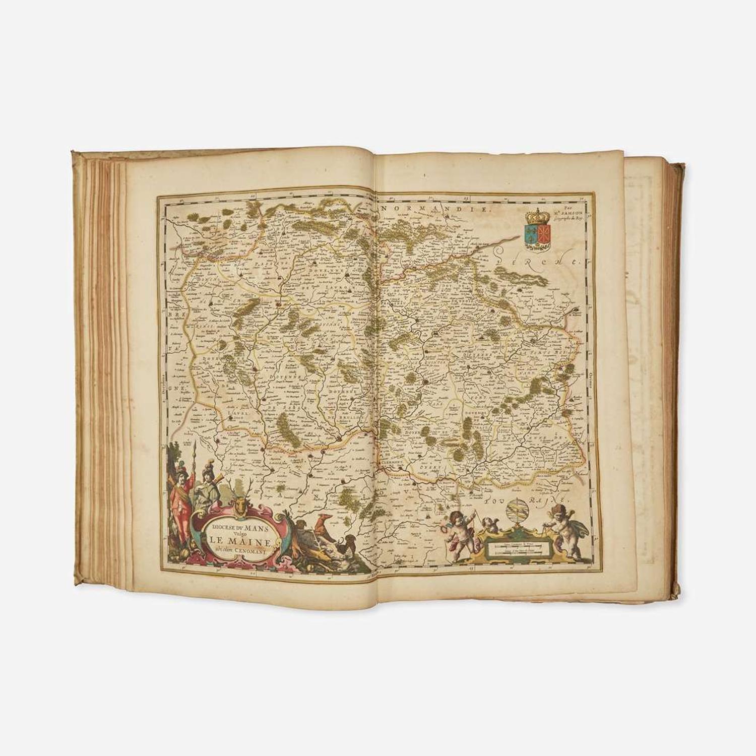 [Maps & Atlases] [Janssonius, Johannes] Atlas novus sive theatrum orbis terrarum: in quo Galliae, Helvetiae universae & siugulorum cantonum; nec non & Belgii universi, tabulae geographicae cum suis descriptionibus. Tomus secundus