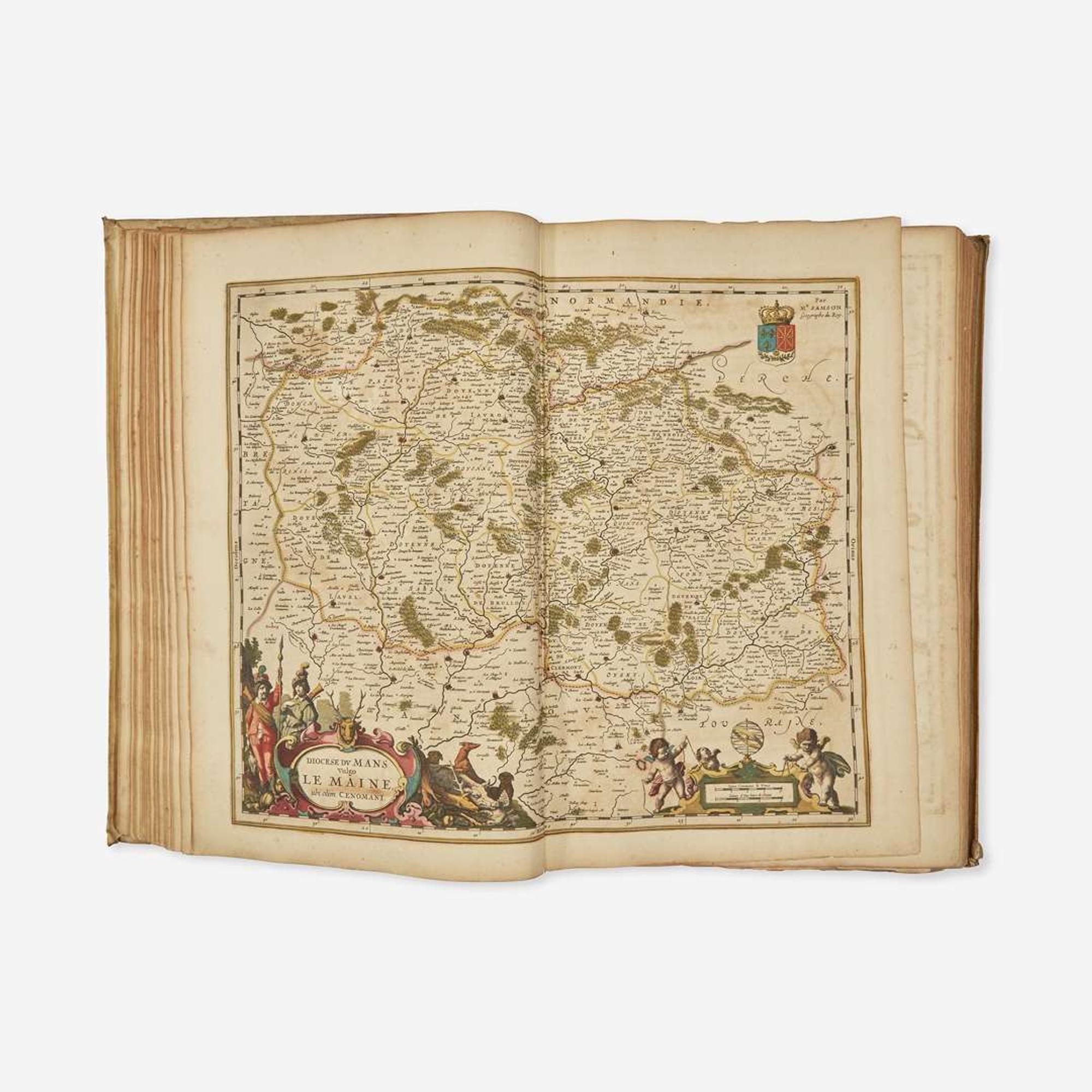 [Maps & Atlases] [Janssonius, Johannes] Atlas novus sive theatrum orbis terrarum: in quo Galliae, Helvetiae universae & siugulorum cantonum; nec non & Belgii universi, tabulae geographicae cum suis descriptionibus. Tomus secundus