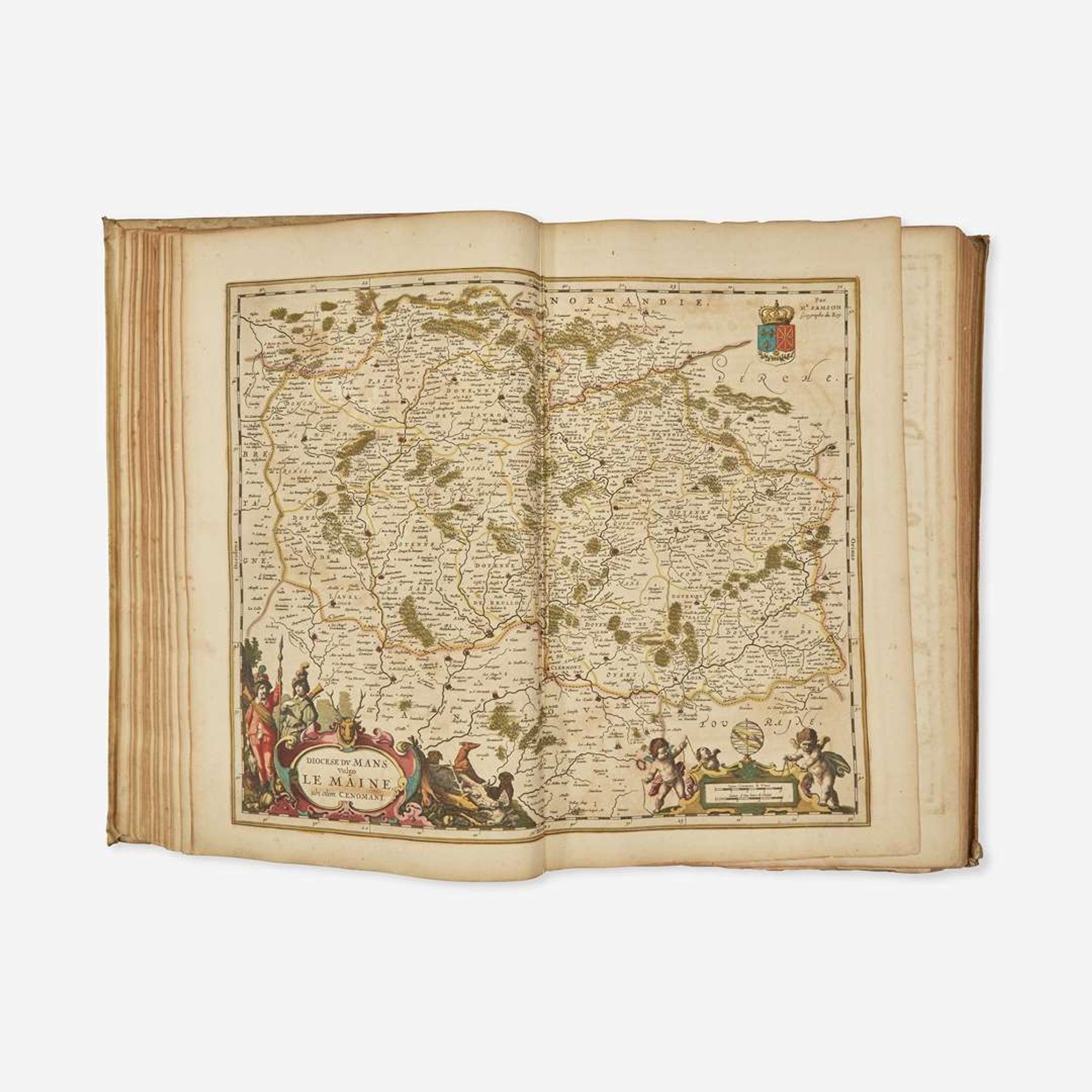 [Maps & Atlases] [Janssonius, Johannes] Atlas novus sive theatrum orbis terrarum: in quo Galliae, Helvetiae universae & siugulorum cantonum; nec non & Belgii universi, tabulae geographicae cum suis descriptionibus. Tomus secundus