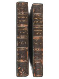 [AMERICANA]. Two albums identified to Edward Burgess Butler (1853-1928), businessman and artist, including tipped in photographs, letters, and autographs associated with Butler.