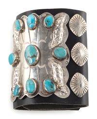 Navajo Silver and Turquoise Ketoh